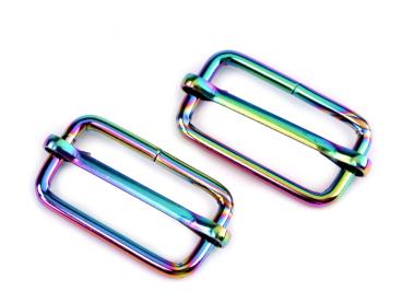 Metall Schieber für Gurband Breite 25mm Multicolor